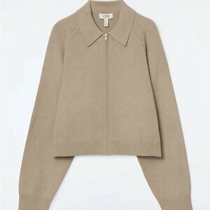 COS double-faced knitted jacket